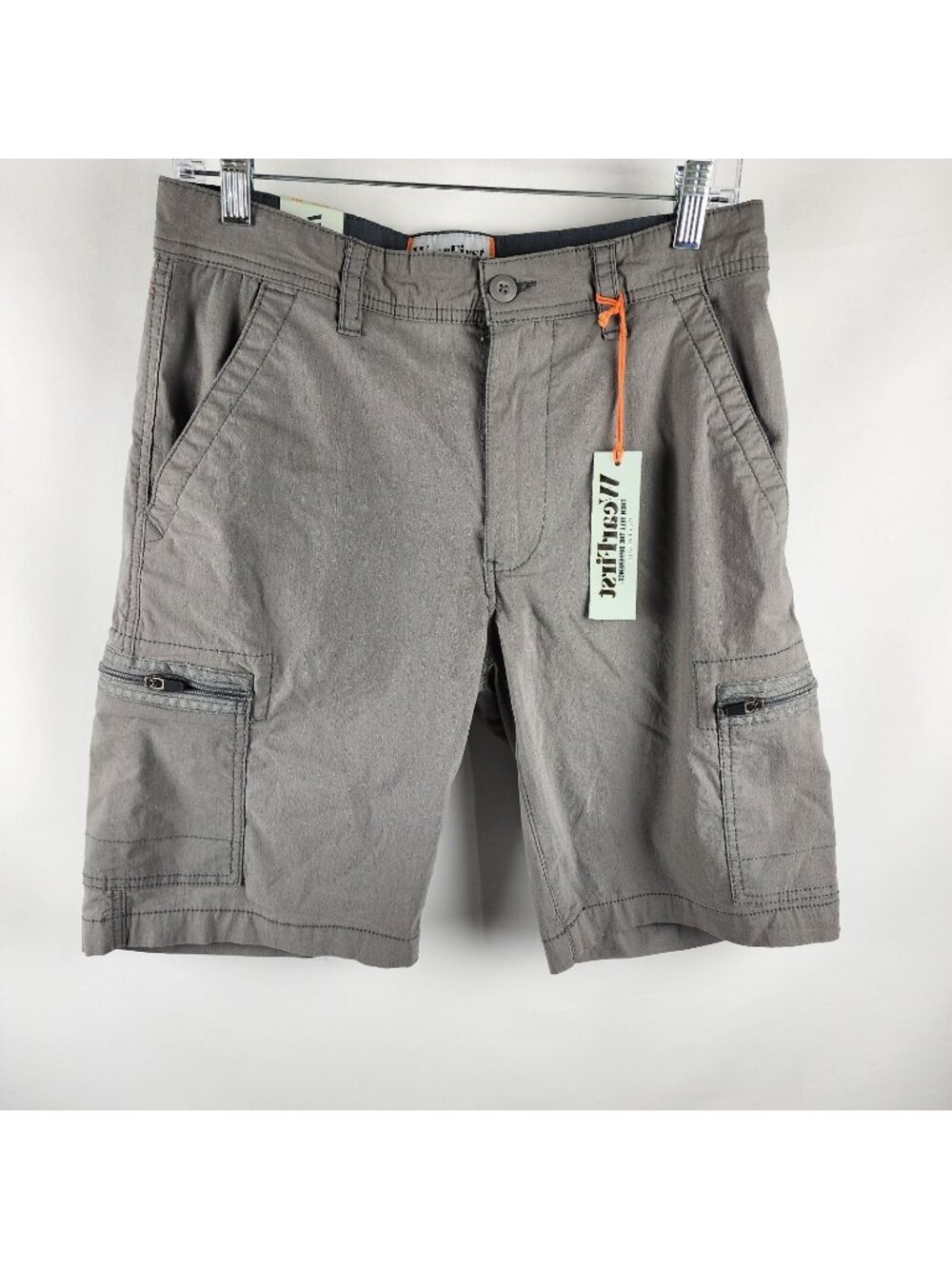 WearFirst Shorts Mens 30 Gray Cargo Switchback Short (30x10) NWT